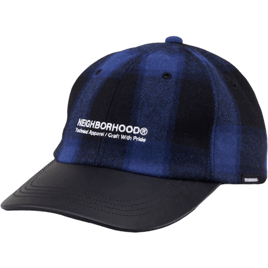 Casquette à carreaux Buffalo. Wn Bleu