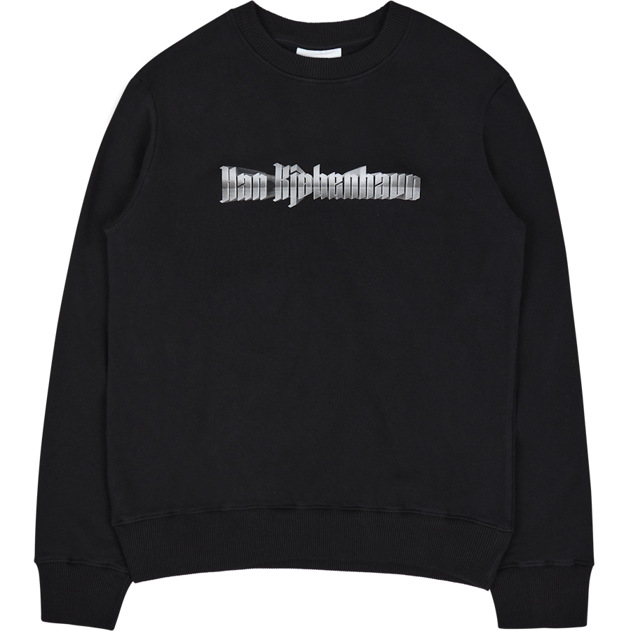 Artwork Regular Crewneck Black