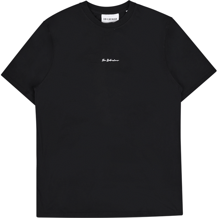 Tee casual a maniche corte nero
