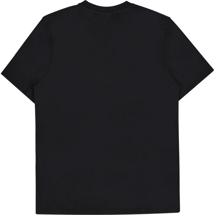 Tee casual a maniche corte nero