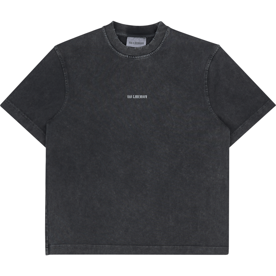 Distressed Tee s krátkym rukávom Lo Distressed Dark Grey