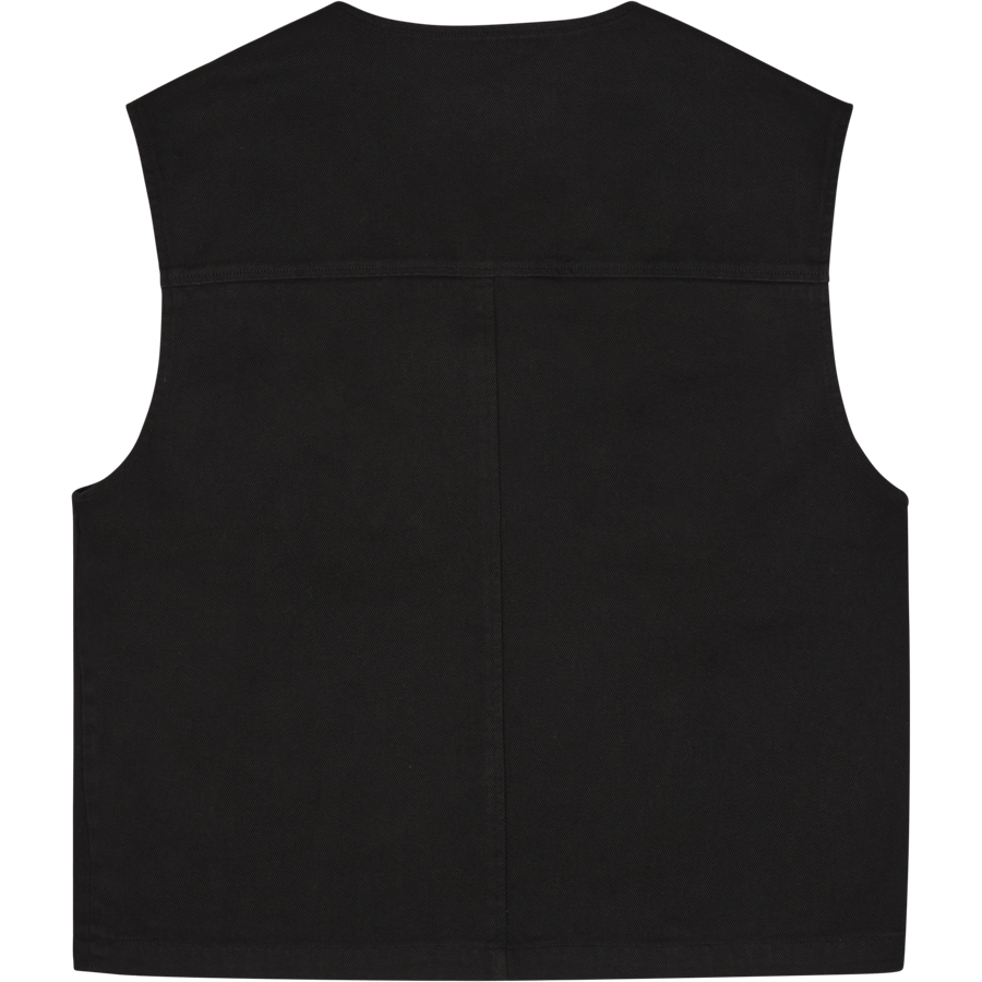 Gilet cargo noir