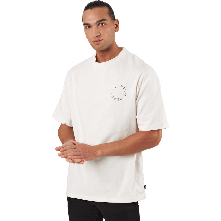 Jprblakam Ocean Back Tee Ss Cn Egret