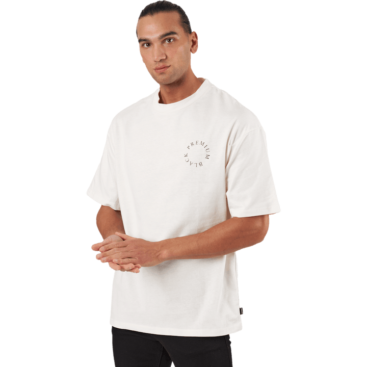 Jprblakam Ocean Back Tee Ss Cn Egret