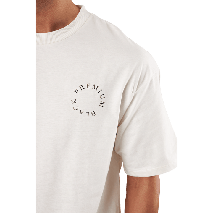 Jprblakam Ocean Back Tee Ss Cn Egret