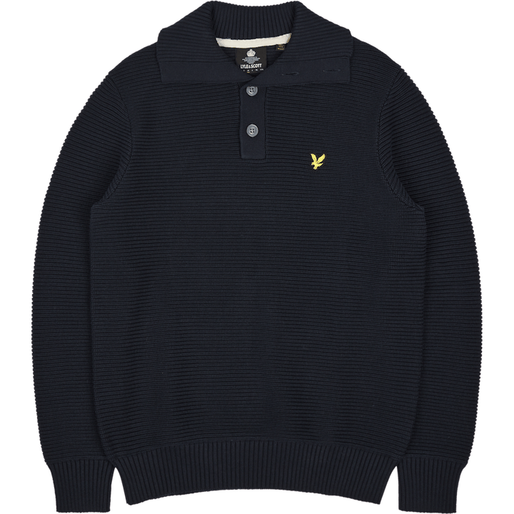 "Lyle & Scott" stambios juostos su sagomis kaklo srityje Z271 Dark