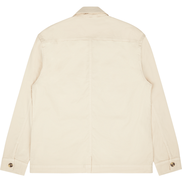 Icon Twill Overshirt Ecru
