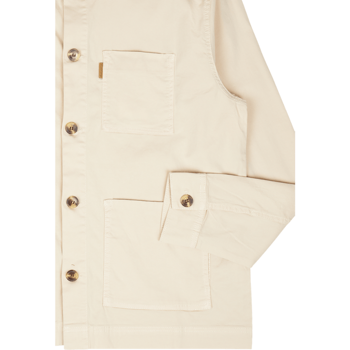 Icon Twill Overshirt Ecru
