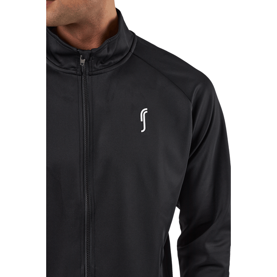 Veste zippée masculine Court Black