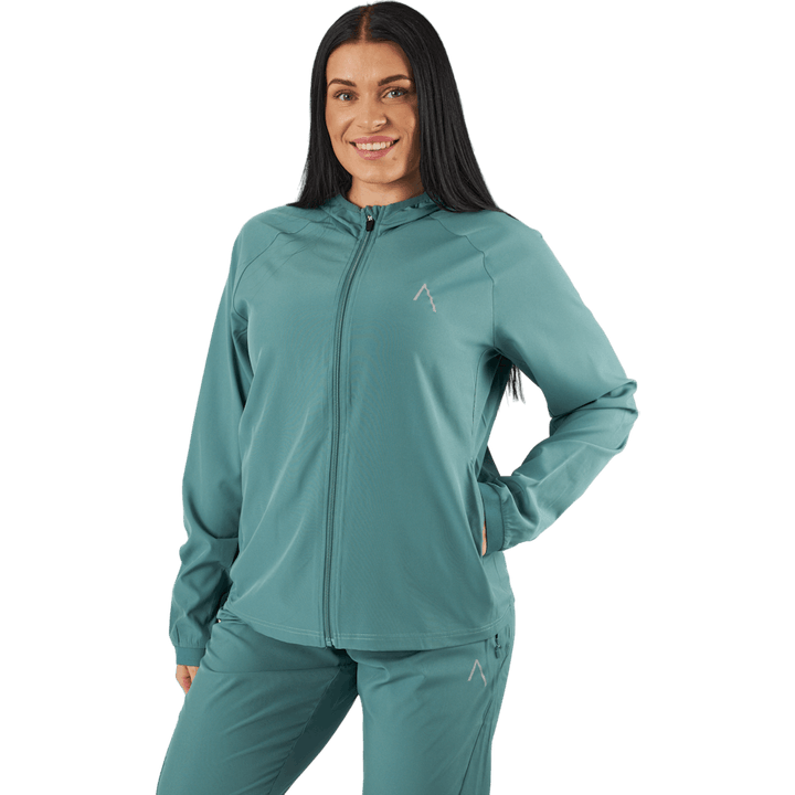 Tulip Hood Jacket Sagebush roheline