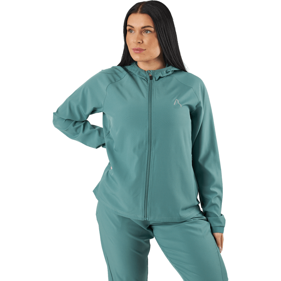 Tulip Hood Jacket Sagebush roheline