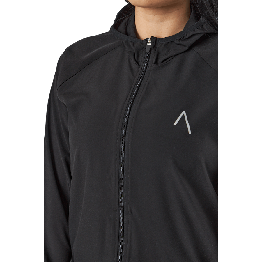 Tulip Hood Jacket Sort