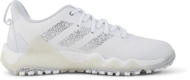 Zapatos de golf sin clavos Codechaos 22 Blanco nube / Plata metalizado / Rosa claro