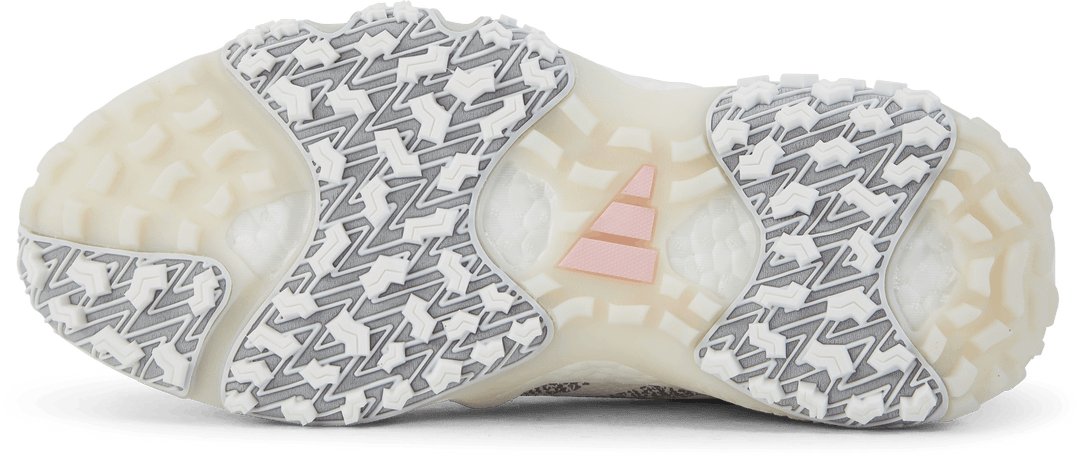 Zapatos de golf sin clavos Codechaos 22 Blanco nube / Plata metalizado / Rosa claro