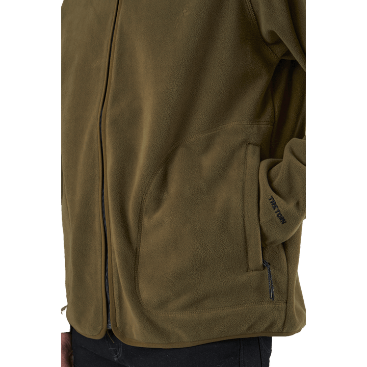 Capuche polaire technique M 506/olive foncé