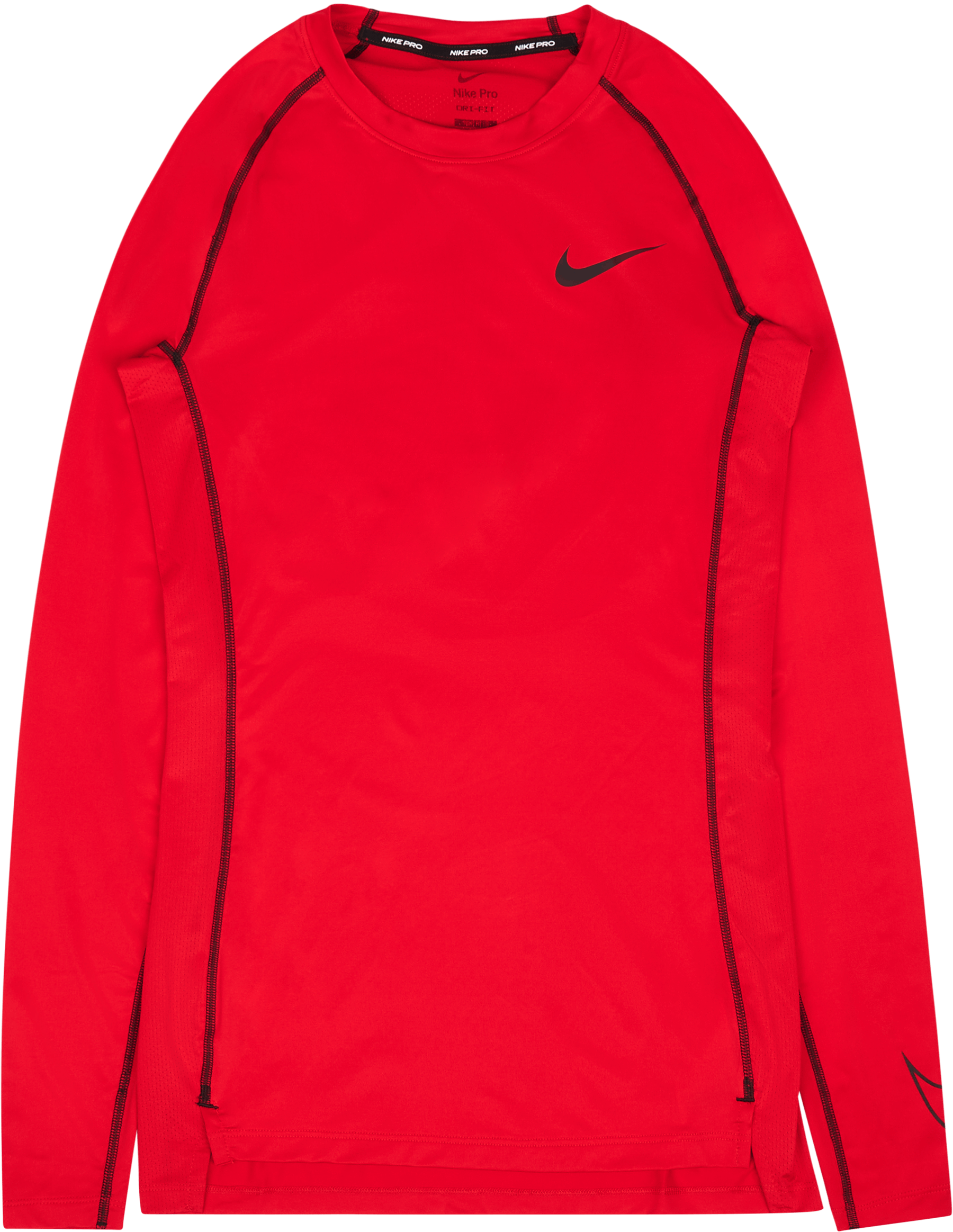 nike pro long sleeve red