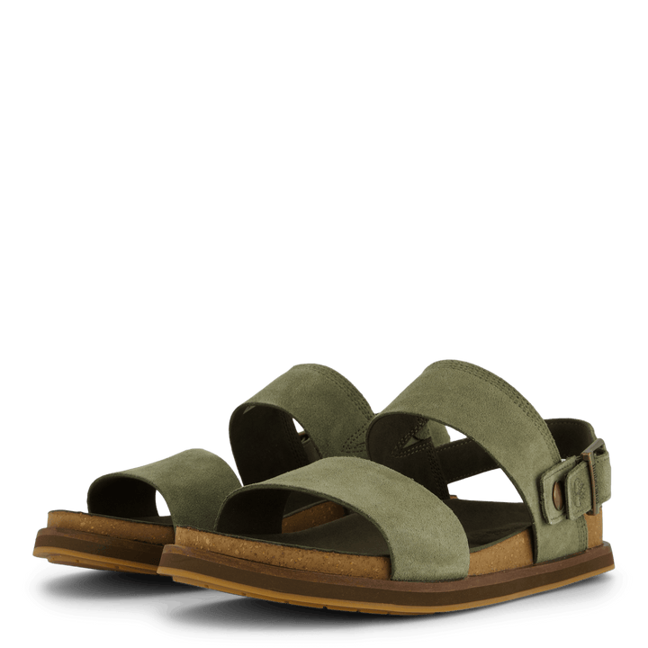 Timberland Amalfi Vibes 2 Band Sandal Deep Lichen Grn