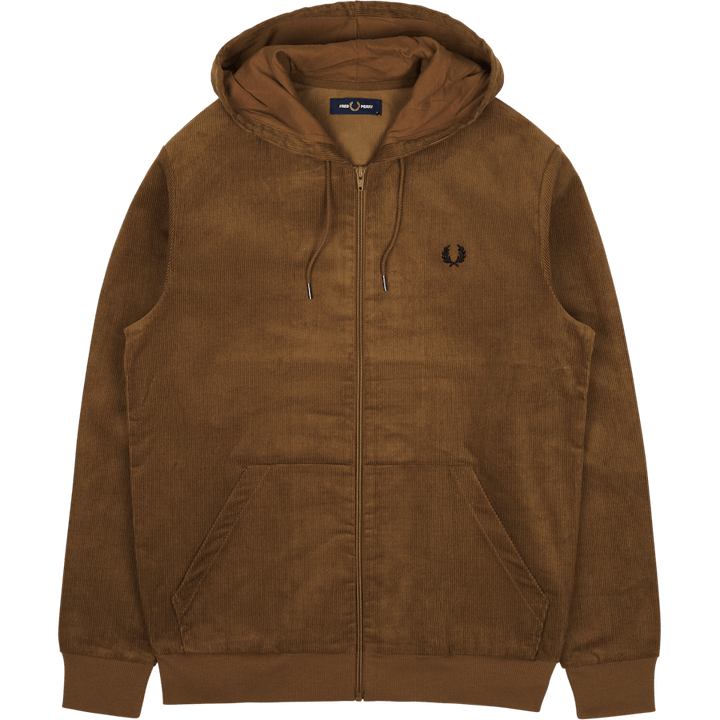 Veste à capuche en velours côtelé Fred Perry