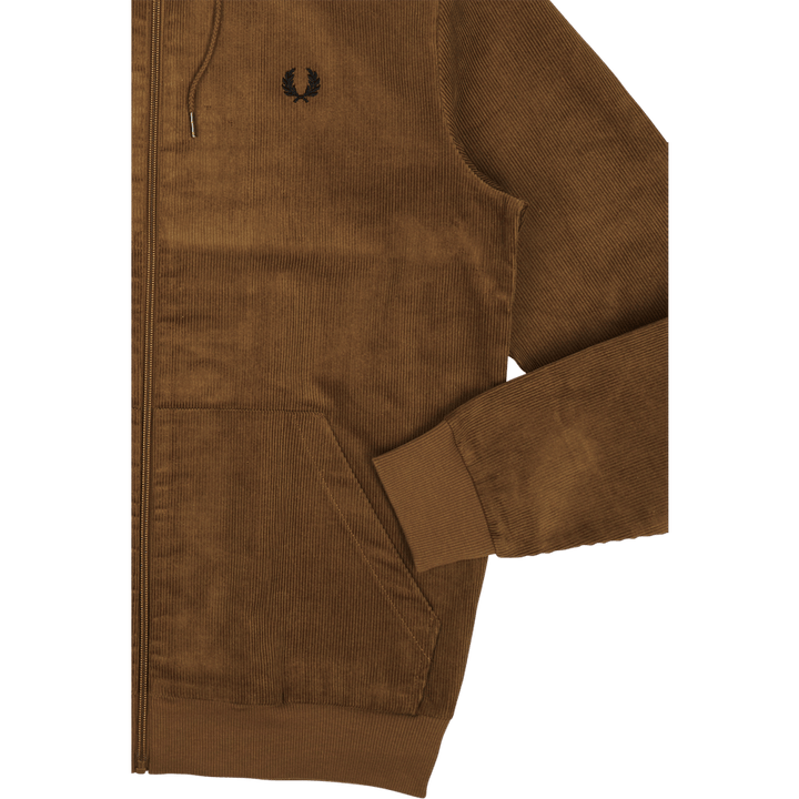 Veste à capuche en velours côtelé Fred Perry