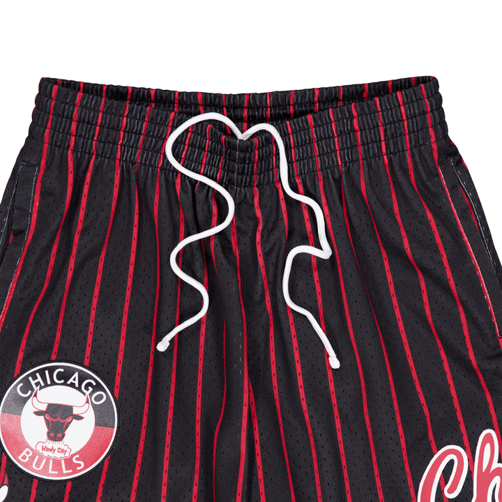 M&n City Collection Pantaloncini a rete nero/rosso