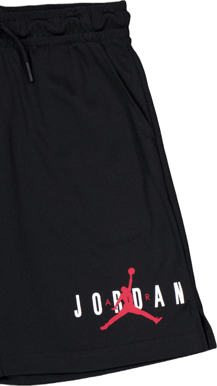 Essentials Graphic Mesh Short Black