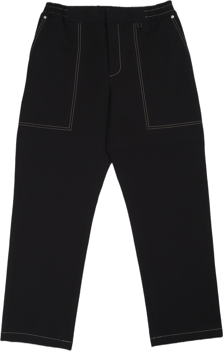 Pantalon à enfiler.lisse Noir