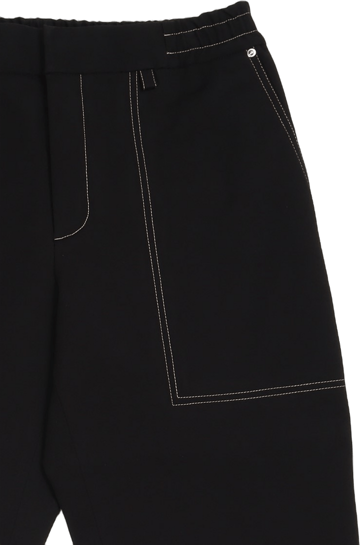 Pantalon à enfiler.lisse Noir