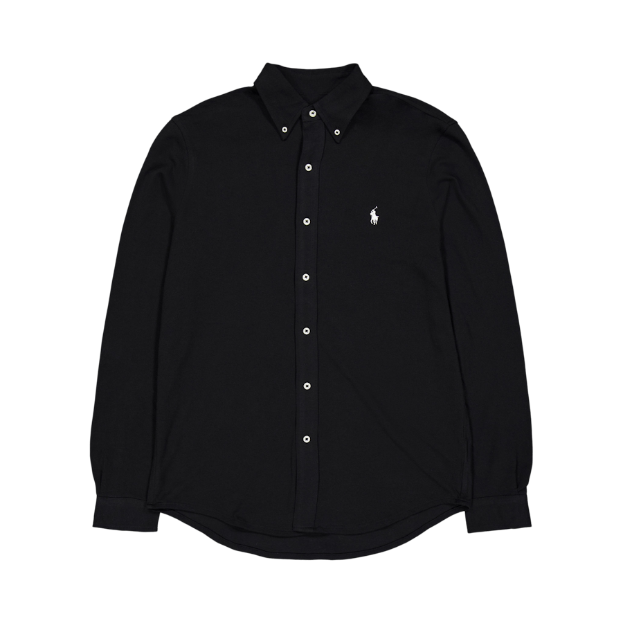 Polo de malla Peso Pluma Negro
