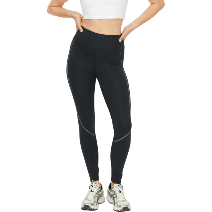 Distance Stripe Tights Black