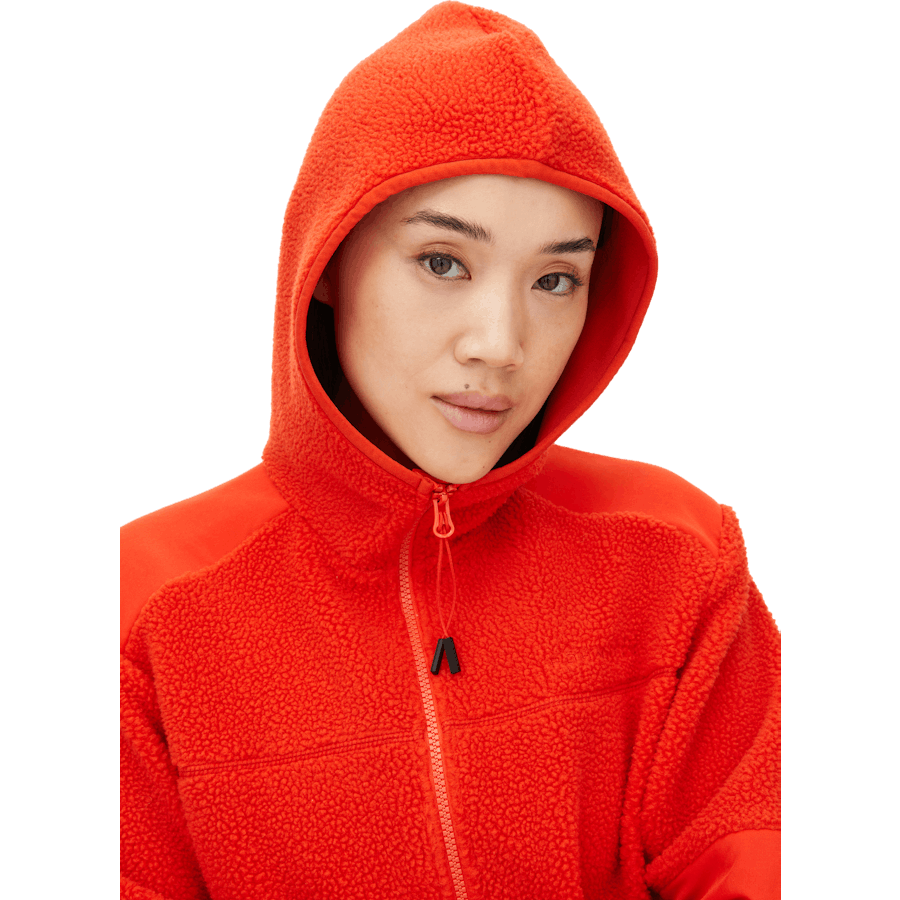 Wazzi Pile Hoodie Poinciana