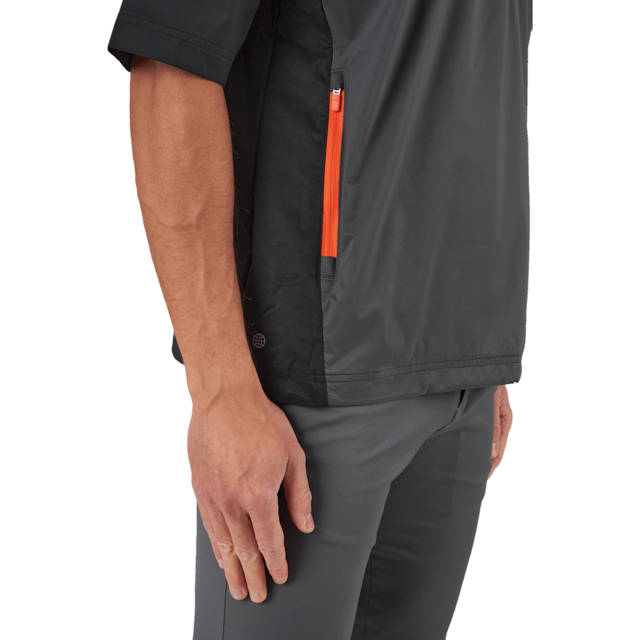 Giacca provvisoria a maniche corte nera