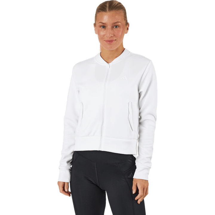 Pletená golfová bunda Bomber White