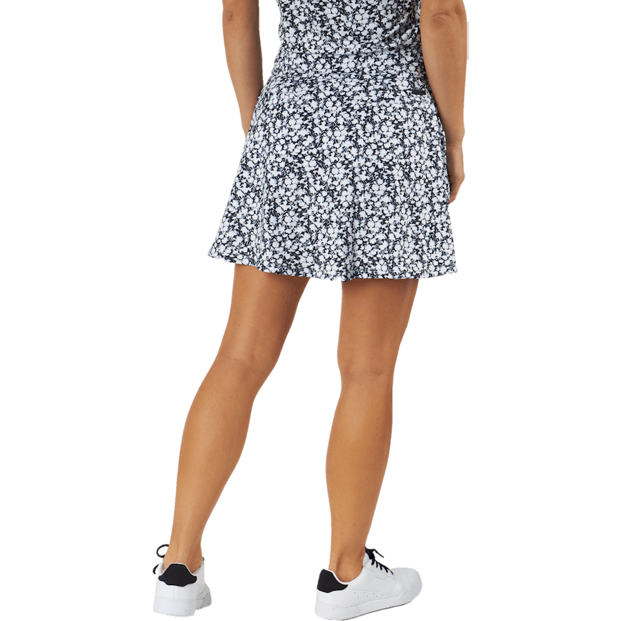 Printed 16-Inch Golf Skirt Black