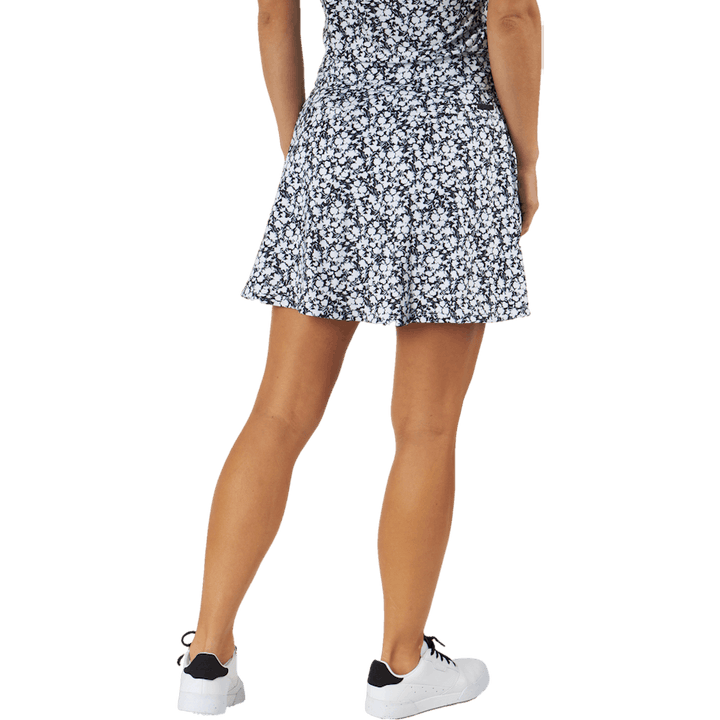 Printed 16-Inch Golf Skirt Black