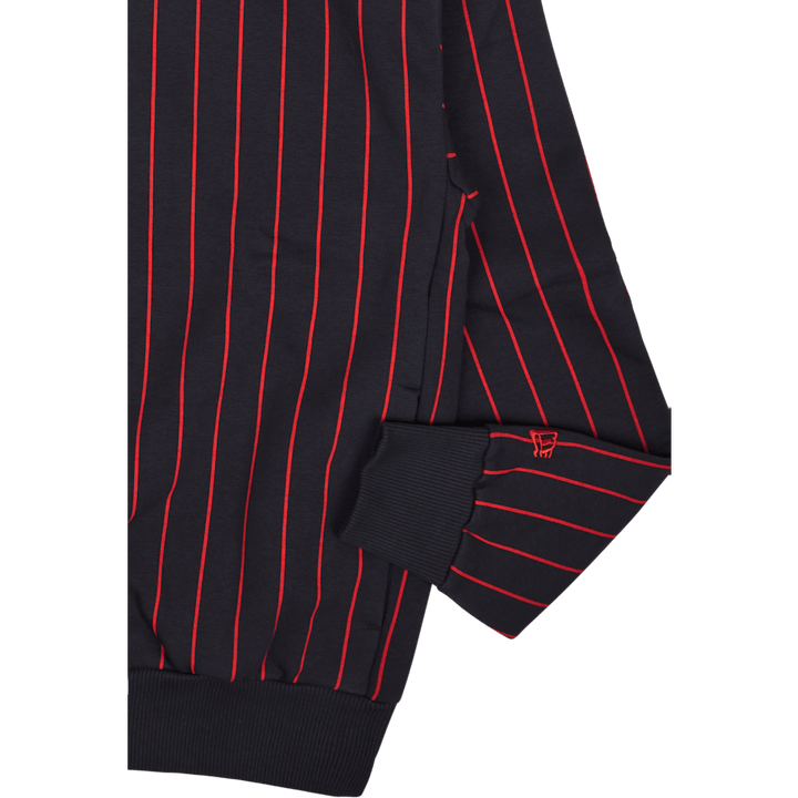 Sweat à capuche surdimensionné à fines rayures New Nvyatr