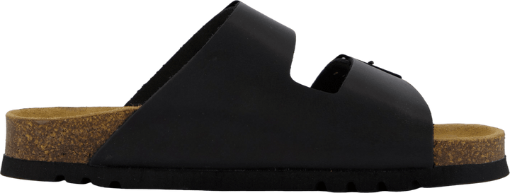 Sl Josephine Leder Schwarz Schwarz