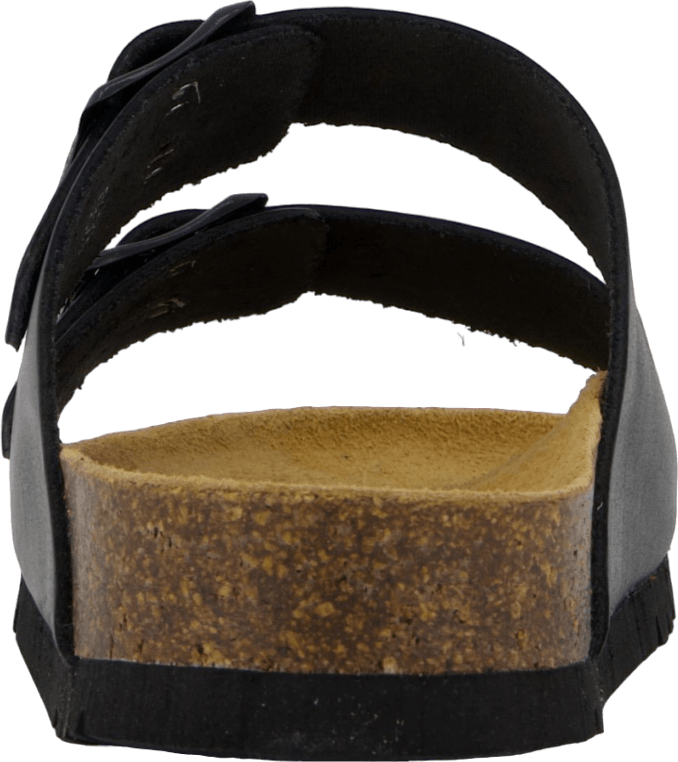 Sl Josephine Leder Schwarz Schwarz