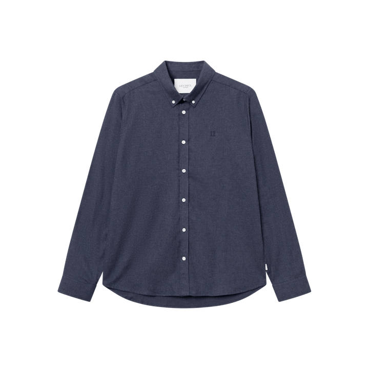 Les Deux Desert Reg Shirt Dark Mélange