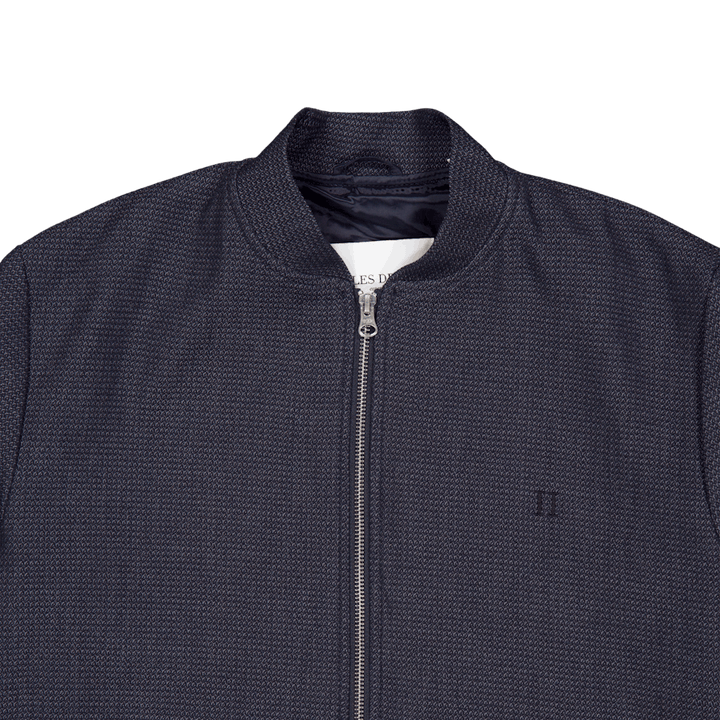 Les Deux Como Structure Bomber Veste Foncé