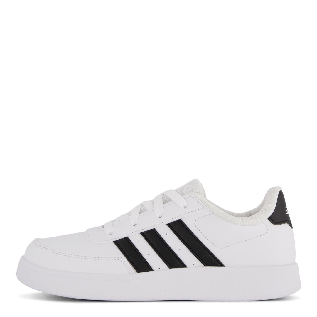 Chaussures à lacets Breaknet Lifestyle Court Blanc nuage / Noir noyau / Noir noyau