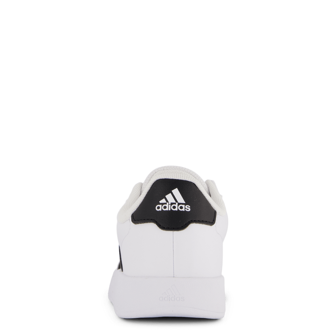 Chaussures à lacets Breaknet Lifestyle Court Blanc nuage / Noir noyau / Noir noyau