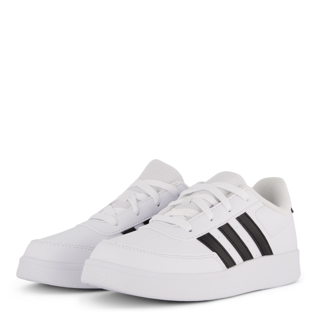 Chaussures à lacets Breaknet Lifestyle Court Blanc nuage / Noir noyau / Noir noyau