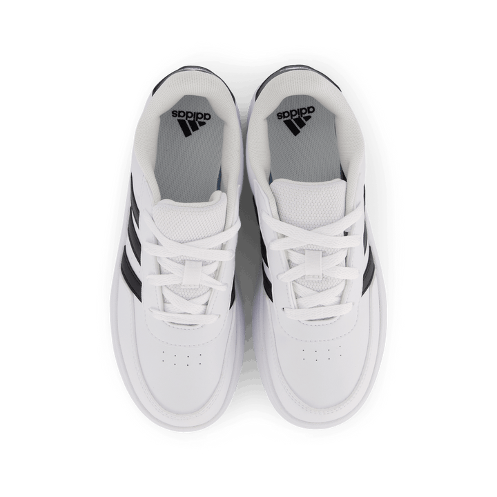 Chaussures à lacets Breaknet Lifestyle Court Blanc nuage / Noir noyau / Noir noyau