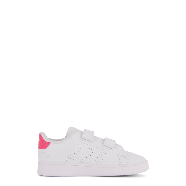 Advantage Lifestyle Court Two Hook-and-Loop skor Cloud White / Pulse Magenta / Wonder Quartz