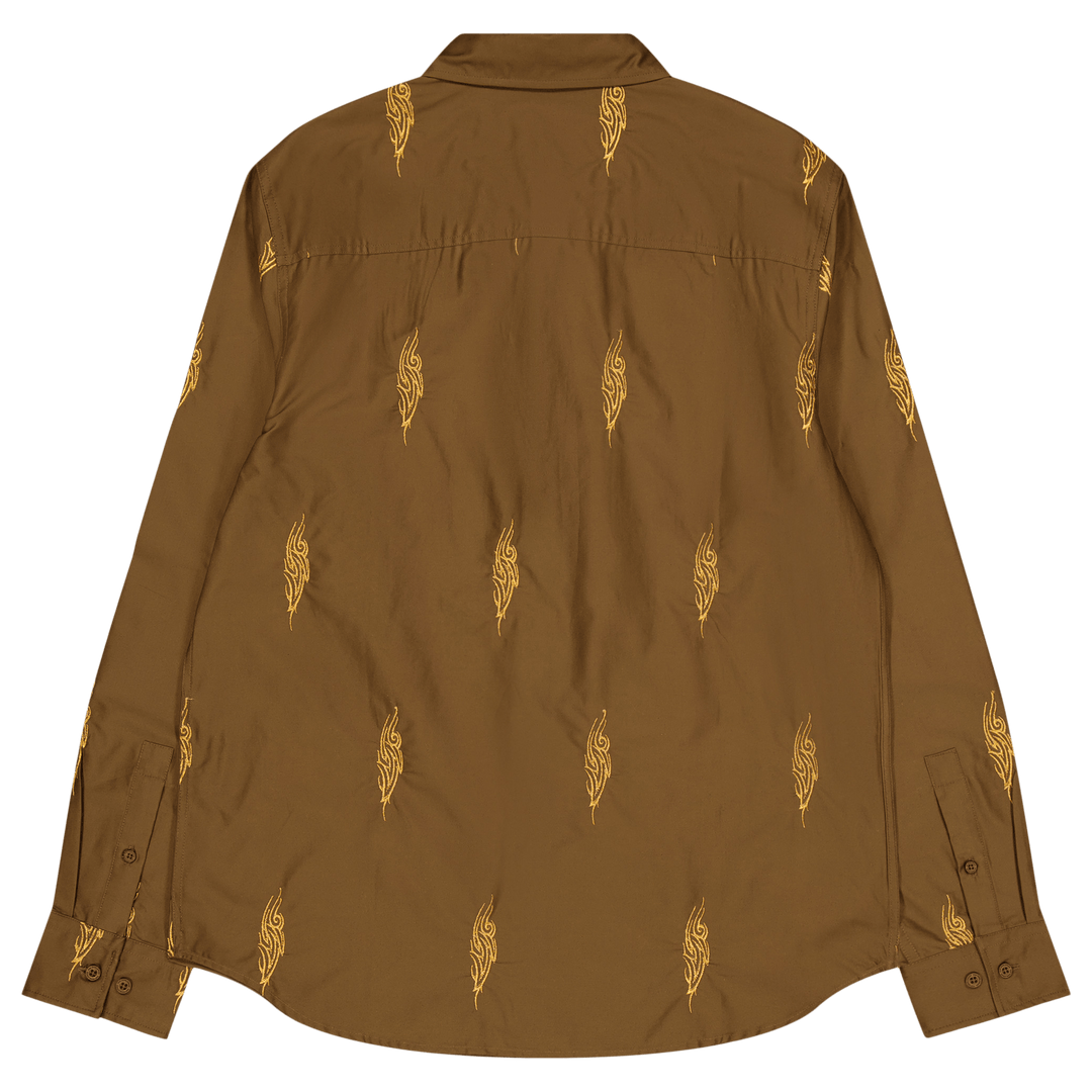 Larkin Embroidered Work Shirt Bison