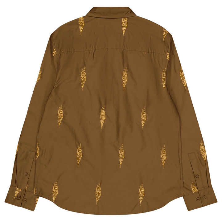 Larkin Embroidered Work Shirt Bison