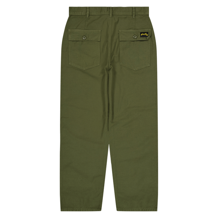 Fat Pant Olive Sateen