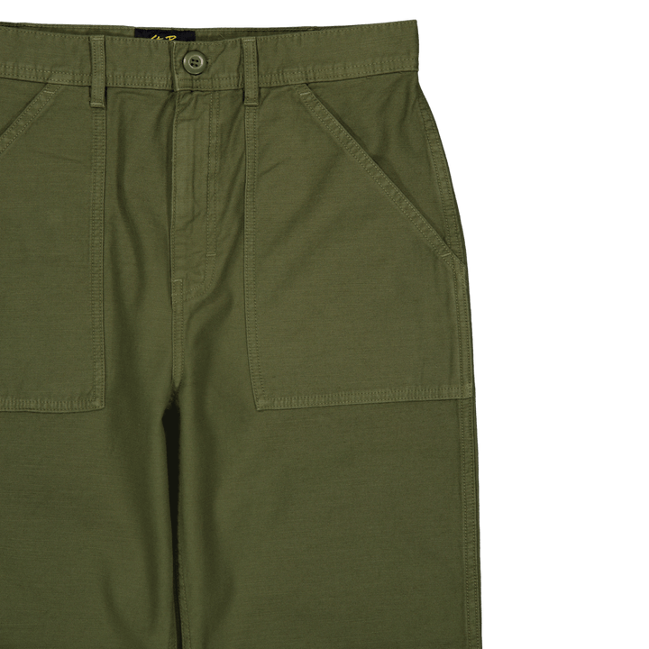 Fat Pant Olive Sateen