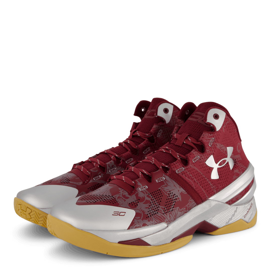 Curry 2 Retro Dark Maroon