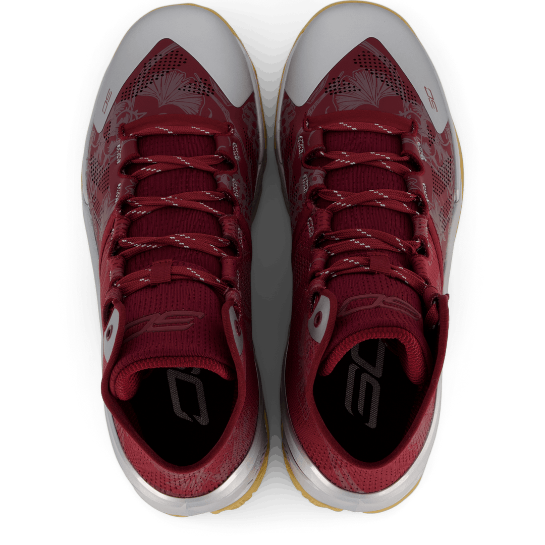 Curry 2 Retro Dark Maroon